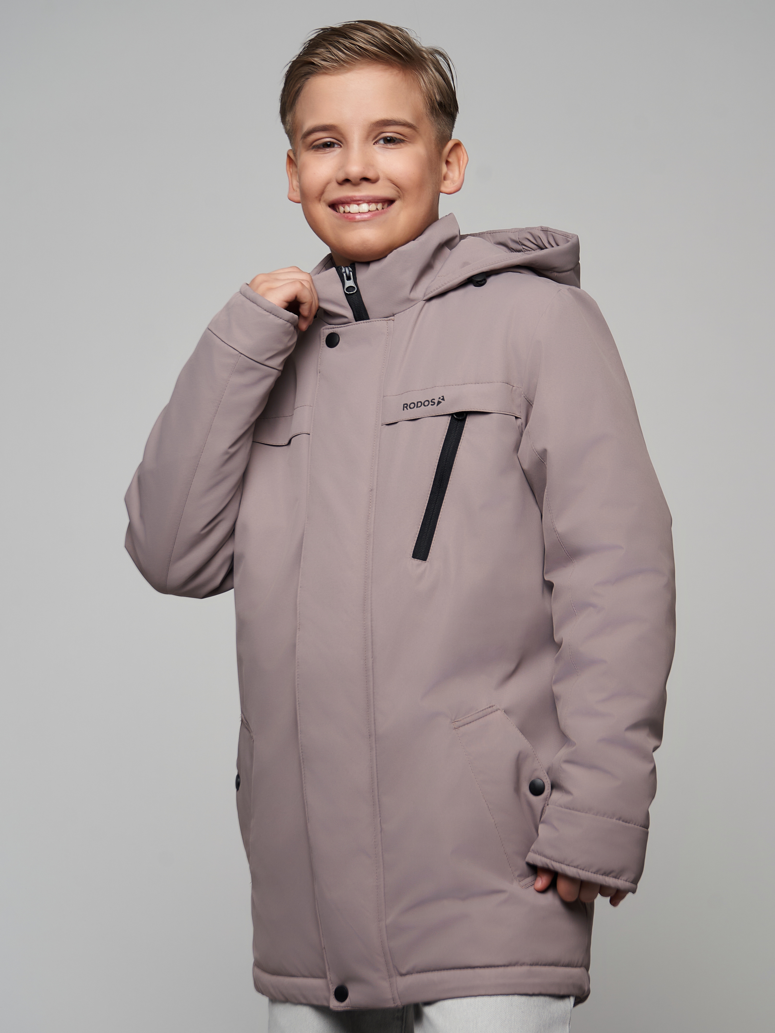 Парка RODOS М-305/бежевый - фото 2