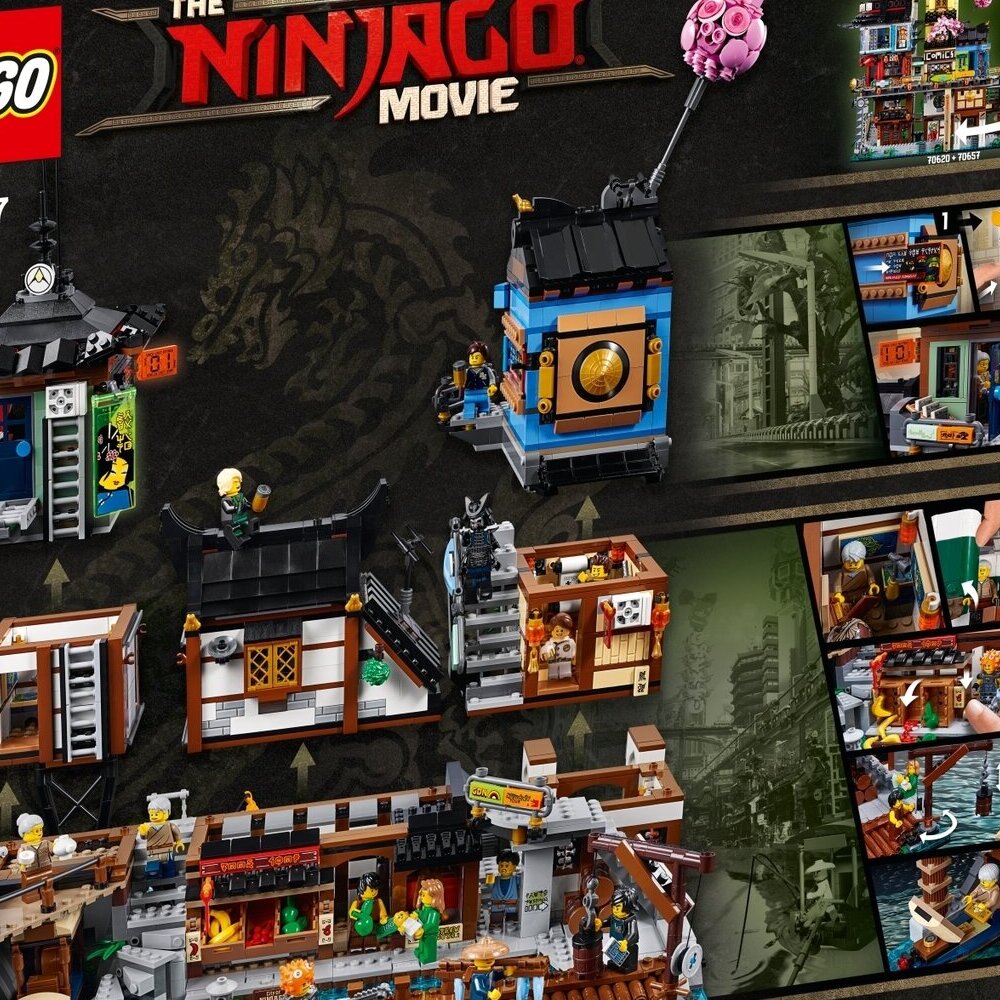 Конструктор LEGO NINJAGO Порт Ниндзяго Сити 70657 3553 дет. - фото 6