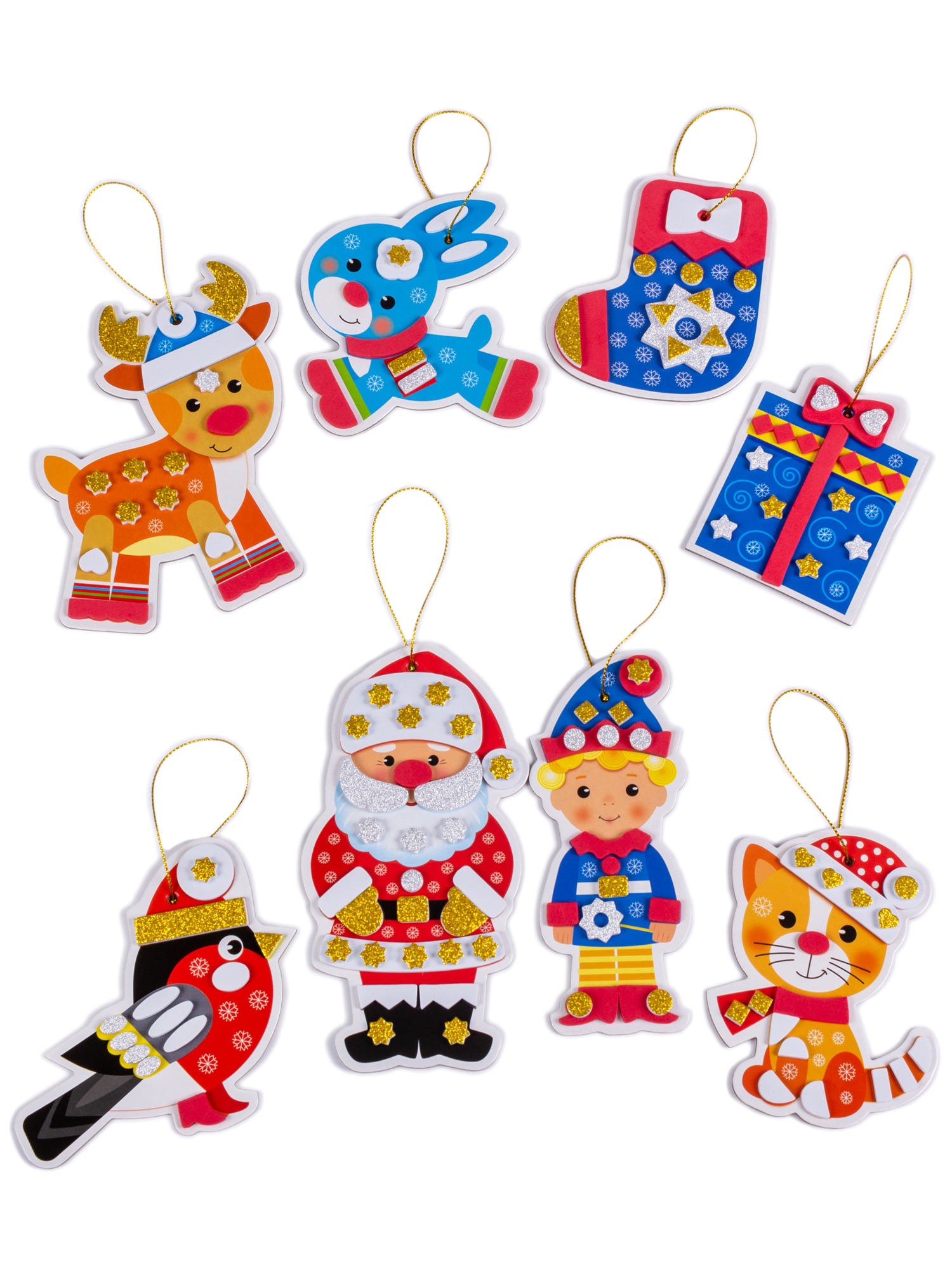 Набор для творчества Дрофа-Медиа Ёлочные игрушки аппликация - фото 7