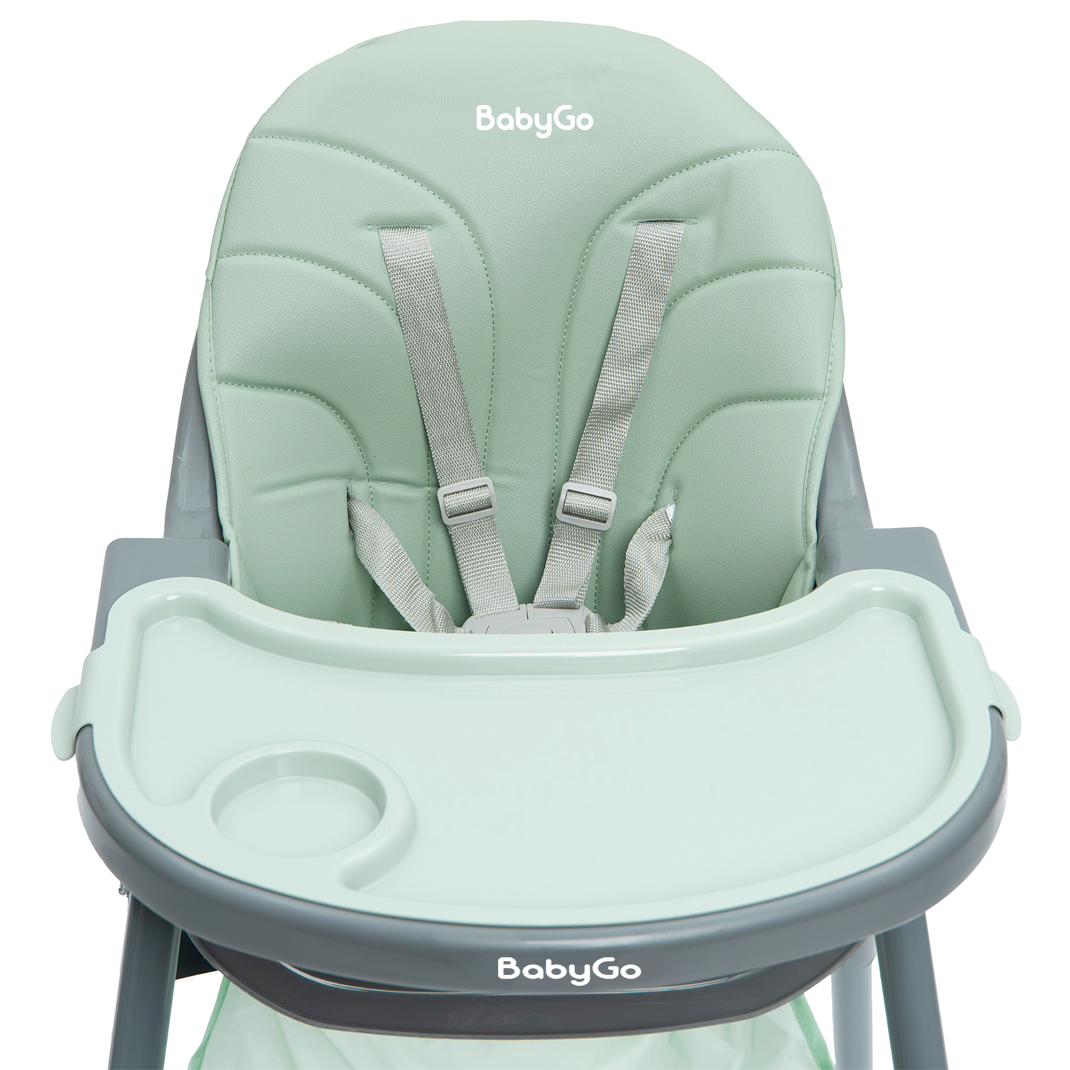 Стульчик для кормления BabyGo Bueno New зеленый - фото 5