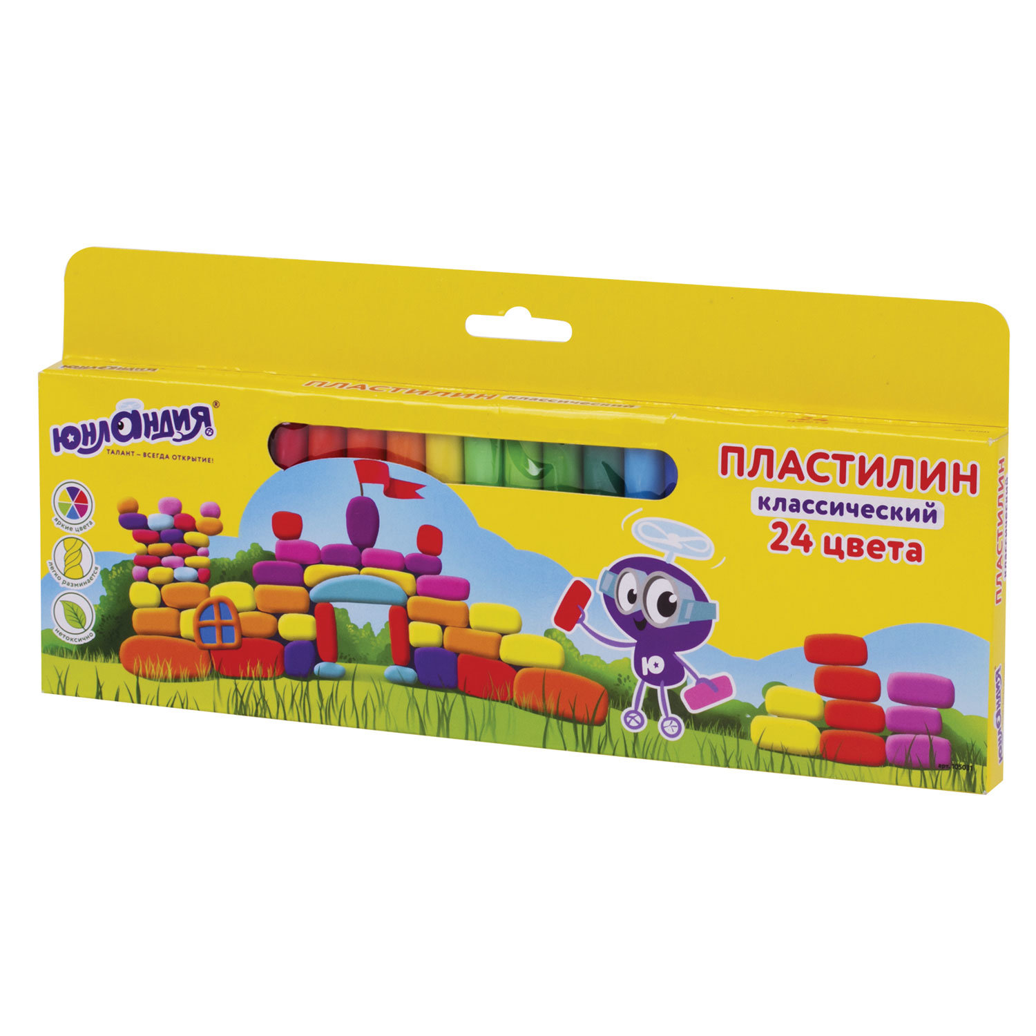 Пластилин Юнландия 24 цв. - фото 7