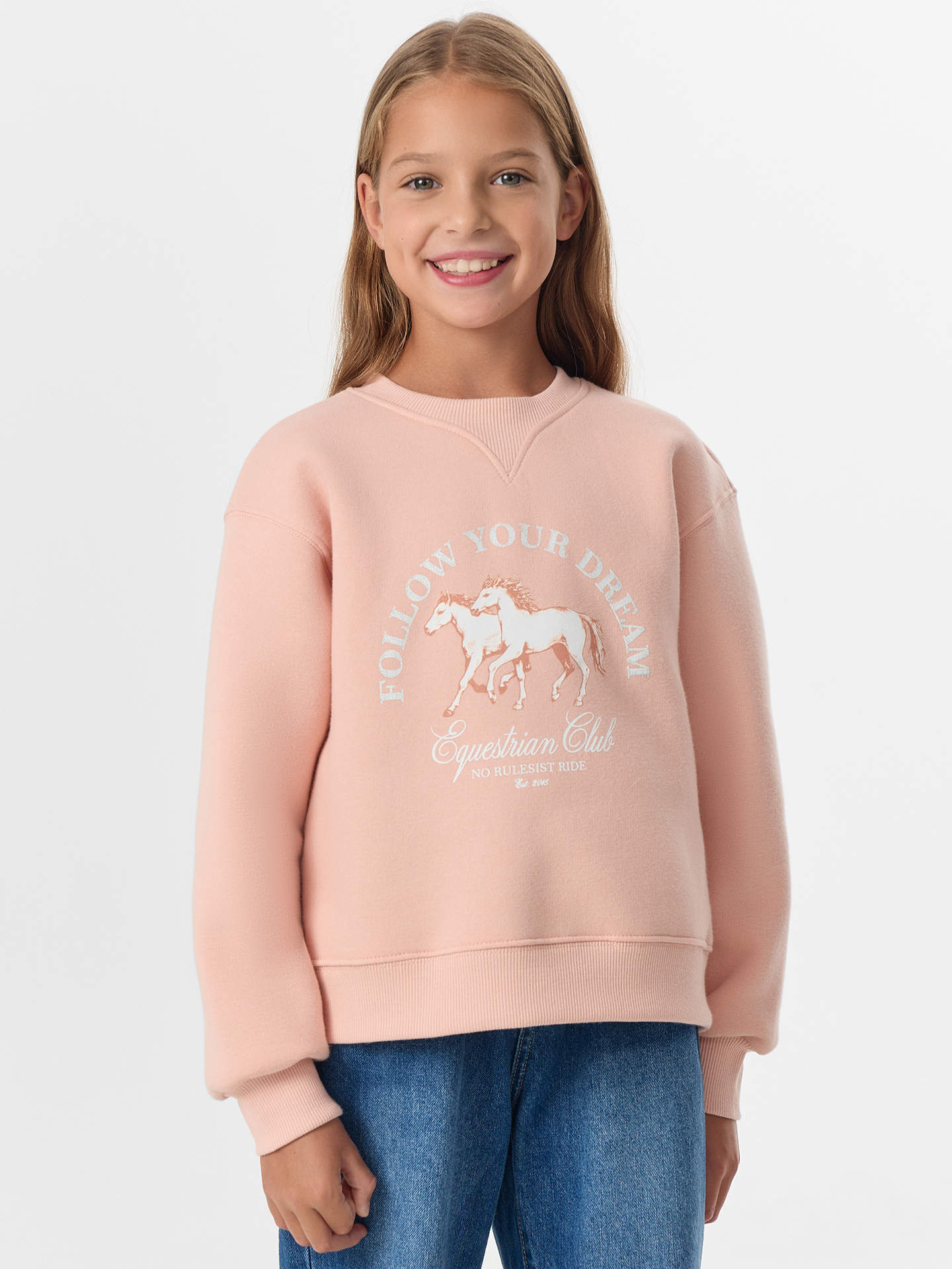 Свитшот Mark Formelle (Марк Формэль) 127982/розовый +печать2 - фото 1