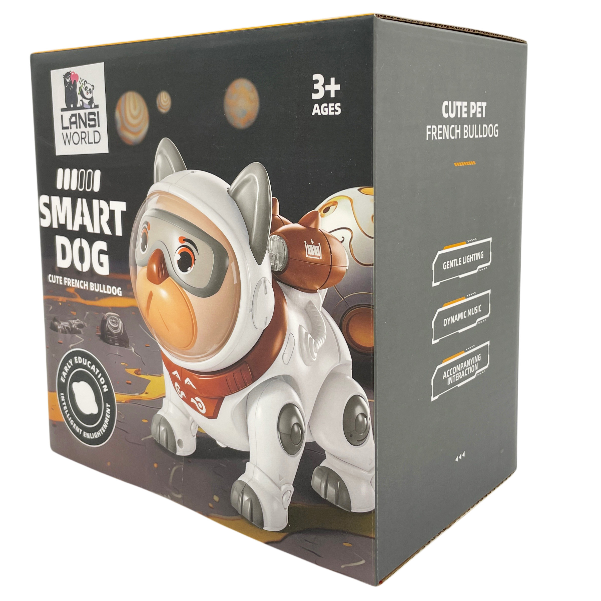 Собака РУ LANSI WORLD Космонавт интерактивная - фото 5