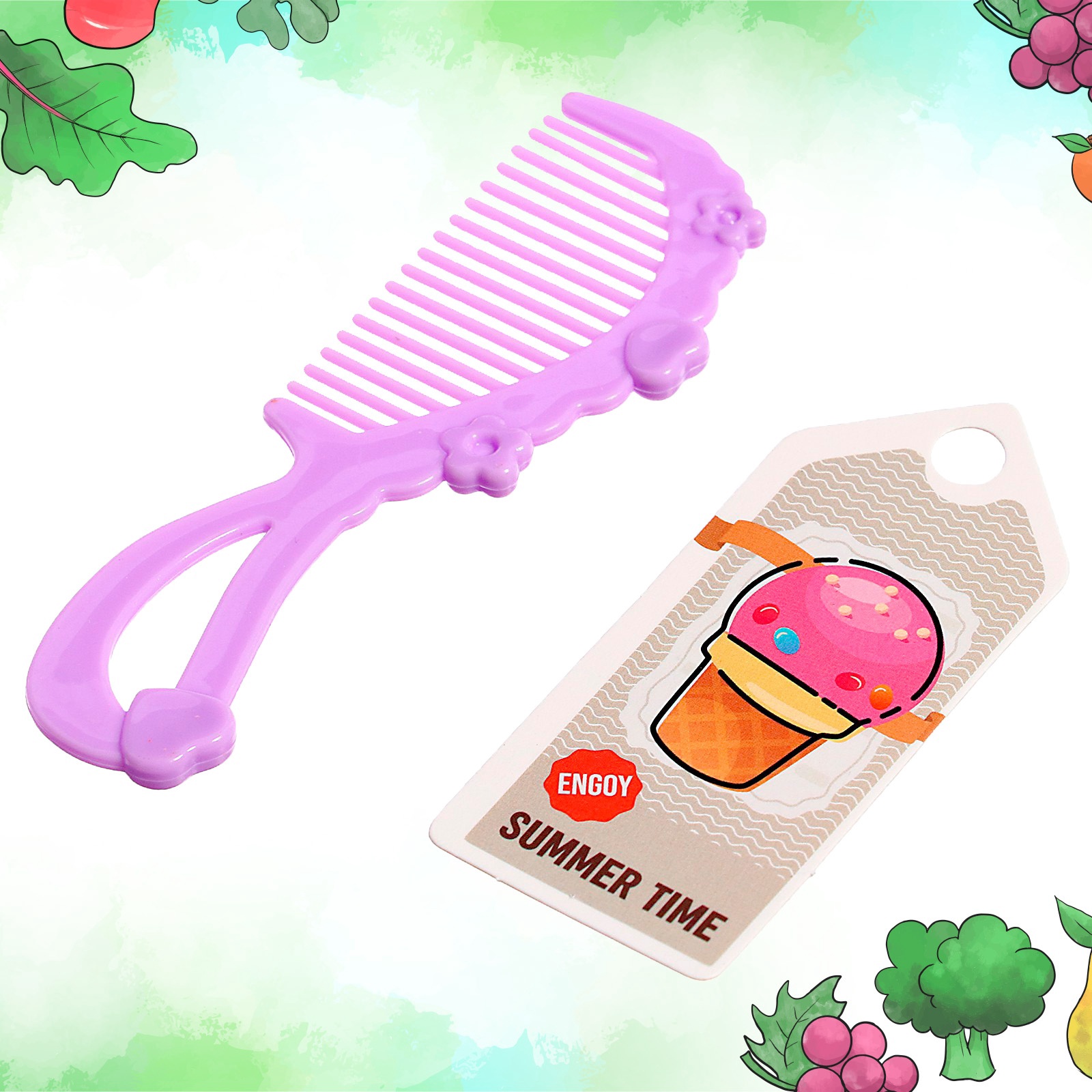 Игровой набор Sima-Land продукты, прилавок, касса, тележки и корзинки - фото 8