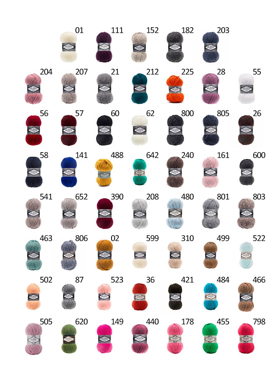 Пряжа Alize полушерстяная мягкая теплая Superlana maxi 100г 100м 5 шт 390 темно-красный - фото 2