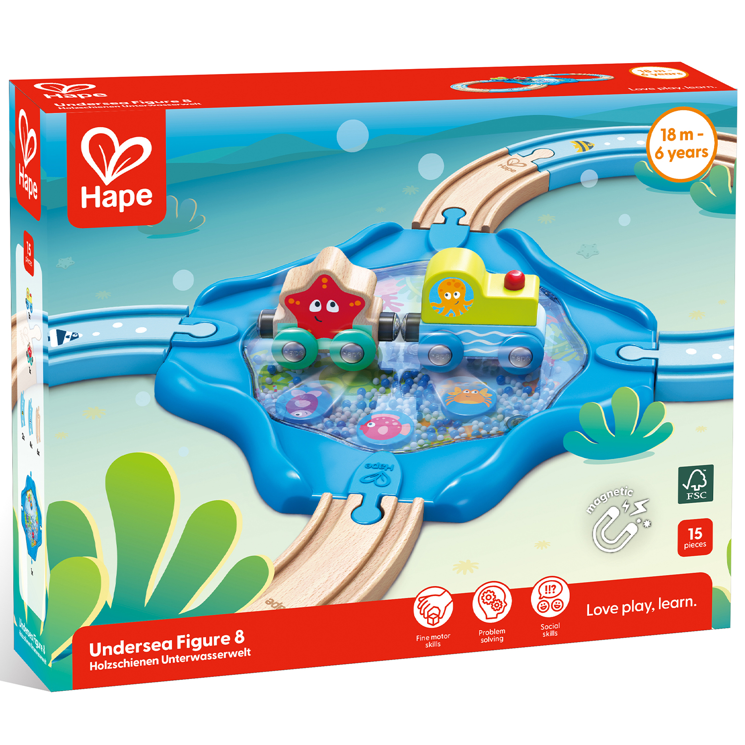 Развивающая железная дорога Hape E3827_HP - фото 9