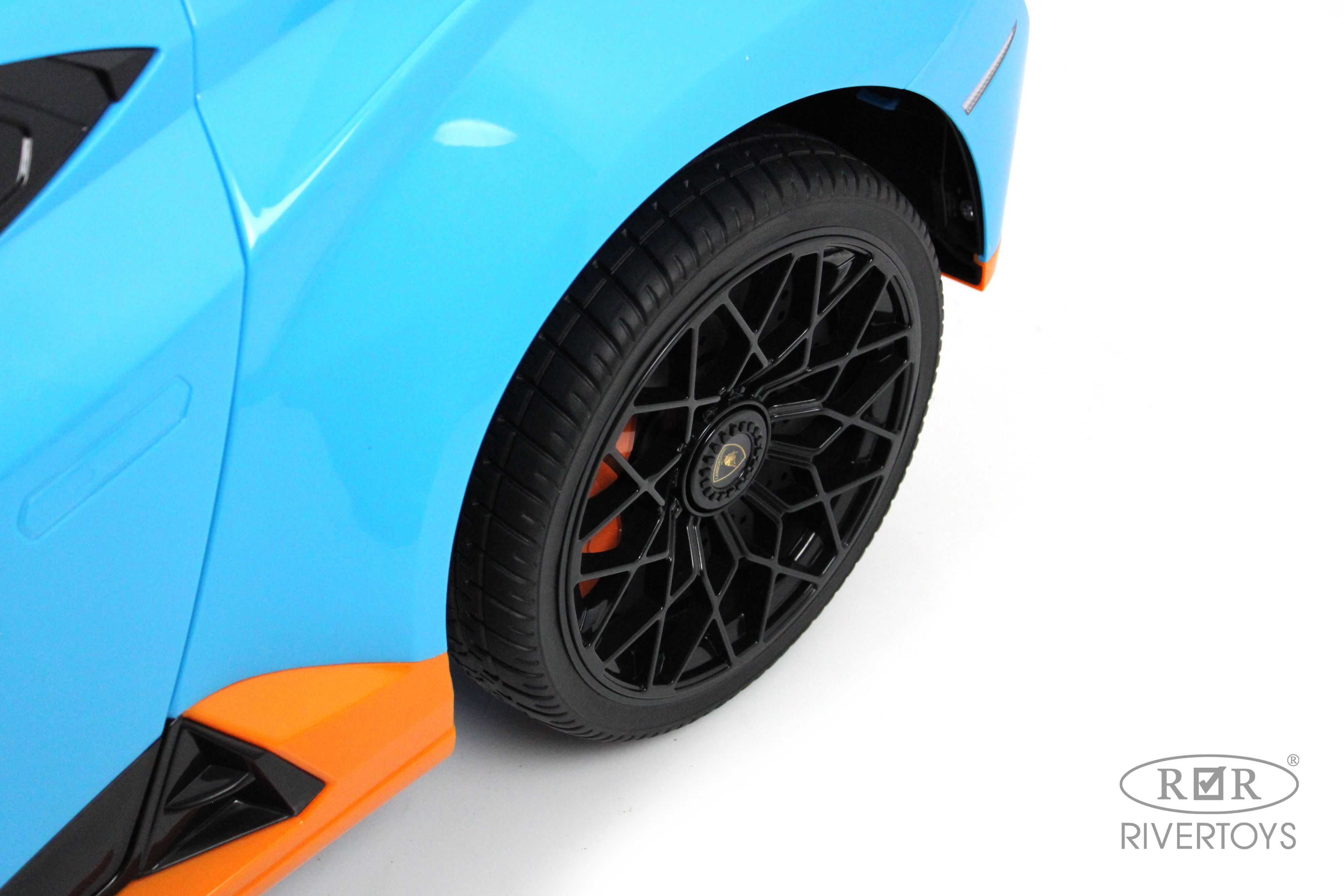 Электромобиль RIVERTOYS Lamborghini E888EE-BLUE С пультом ДУ - фото 11