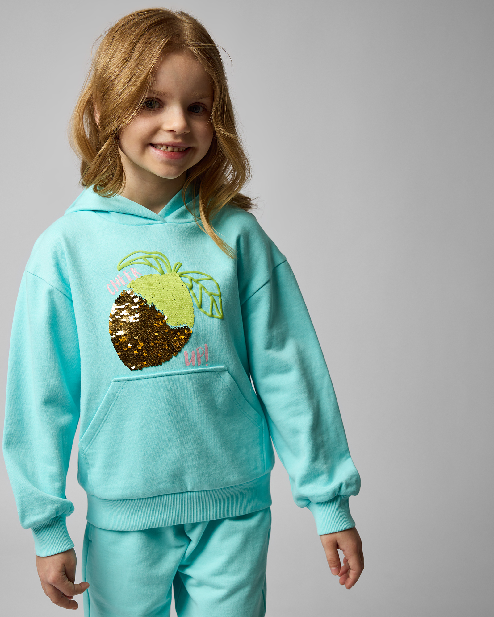 Худи Futurino с пайетками W24FU4FGPF2410kg55 - фото 1