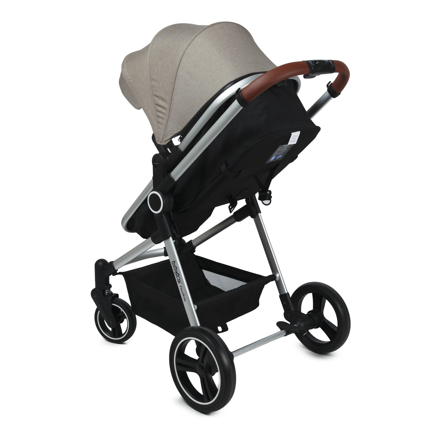 Коляска 3в1 Babyton Flexi Ride Black-Beige - фото 23