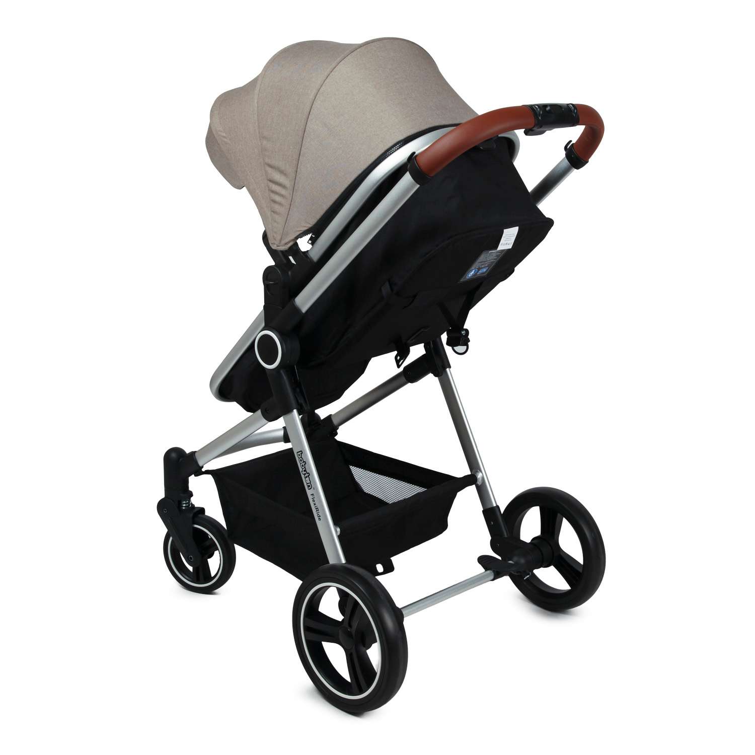 Коляска 3в1 Babyton Flexi Ride Black-Beige - фото 23