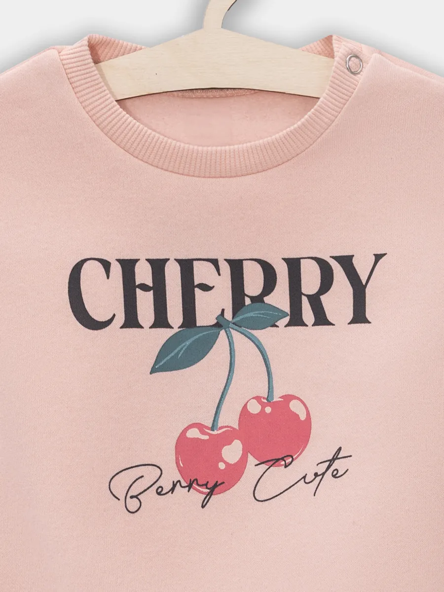 Свитшот Mark Formelle (Марк Формэль) 83106/персиковый +печать - фото 11