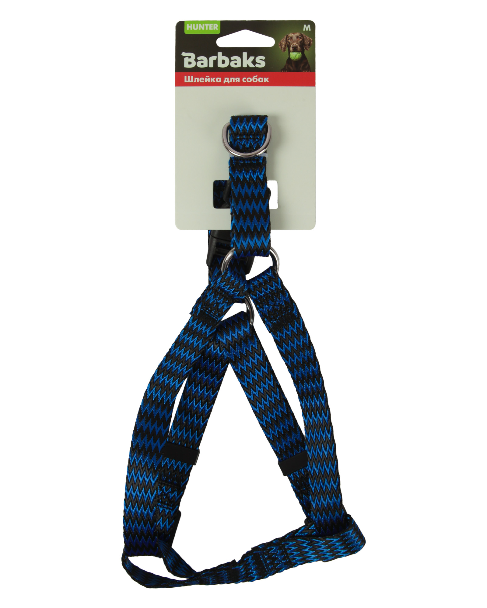 Шлейка для собак Barbaks Зигзаг удачи M 2*35-50см - фото 6