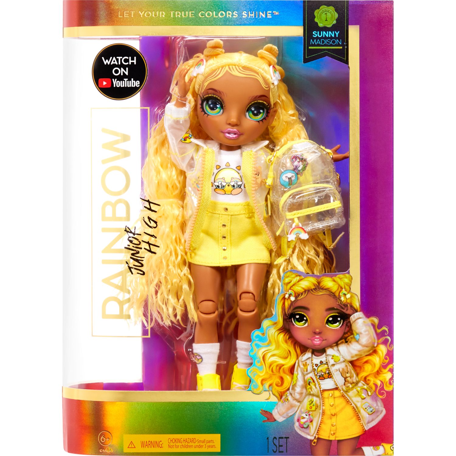 Кукла модельная Rainbow High Jr High S1 Sunny Madison 579977EUC - фото 3