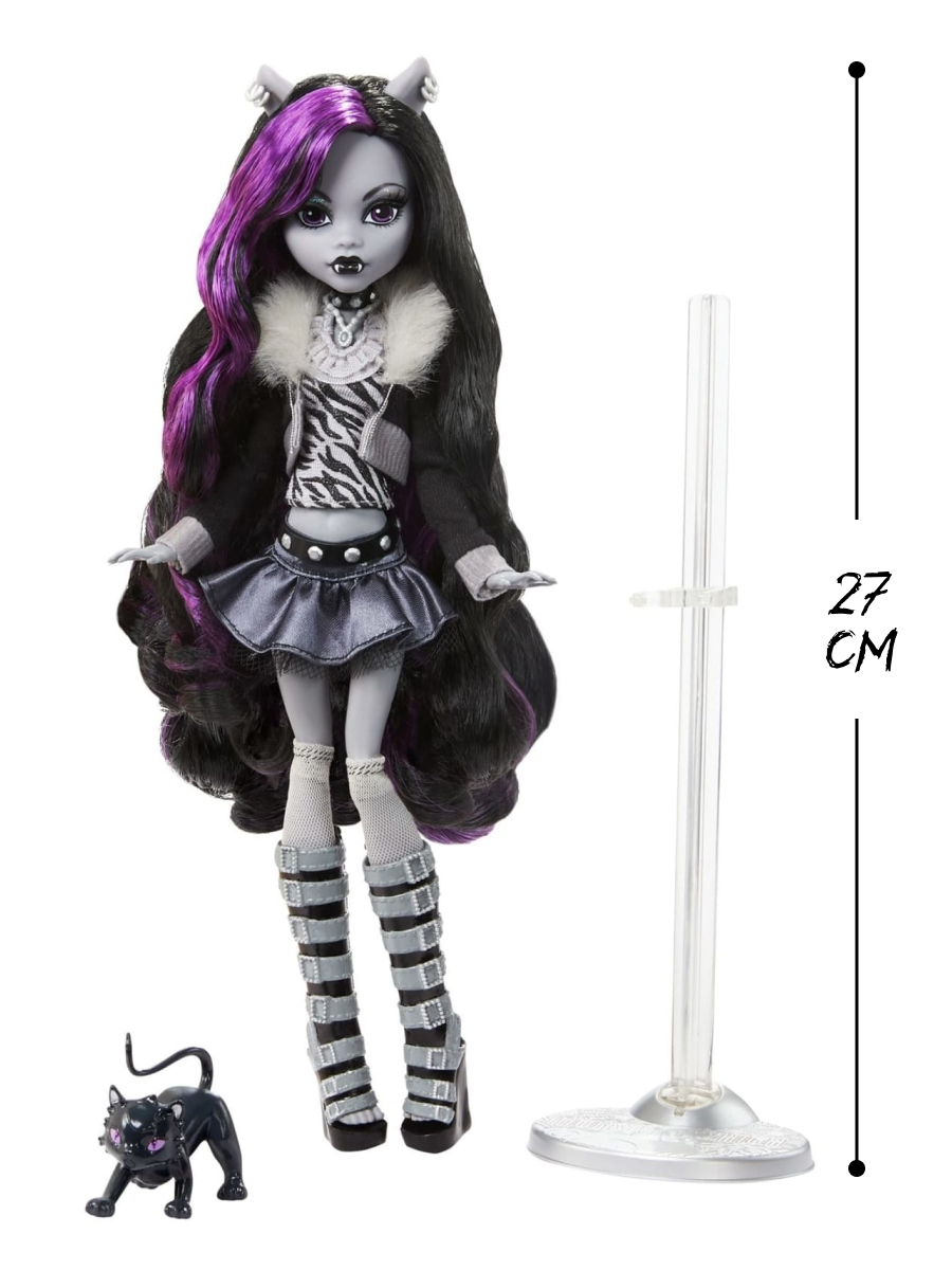 Кукла модельная Monster High Клодин Вульф высота 27 см HKN28 - фото 2