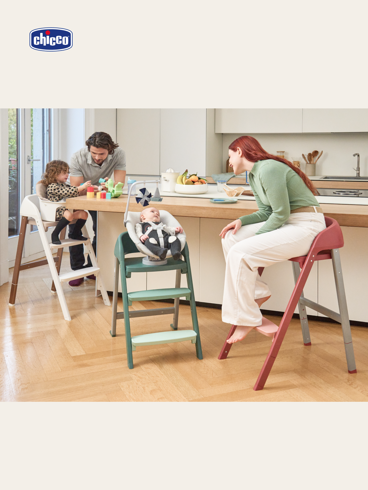 Стульчик для кормления Chicco Crescendo Up 3-в-1 темно-серый серый - фото 14