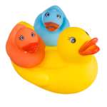 Игрушка Bondibon для ванной Утка с утятами 3шт.