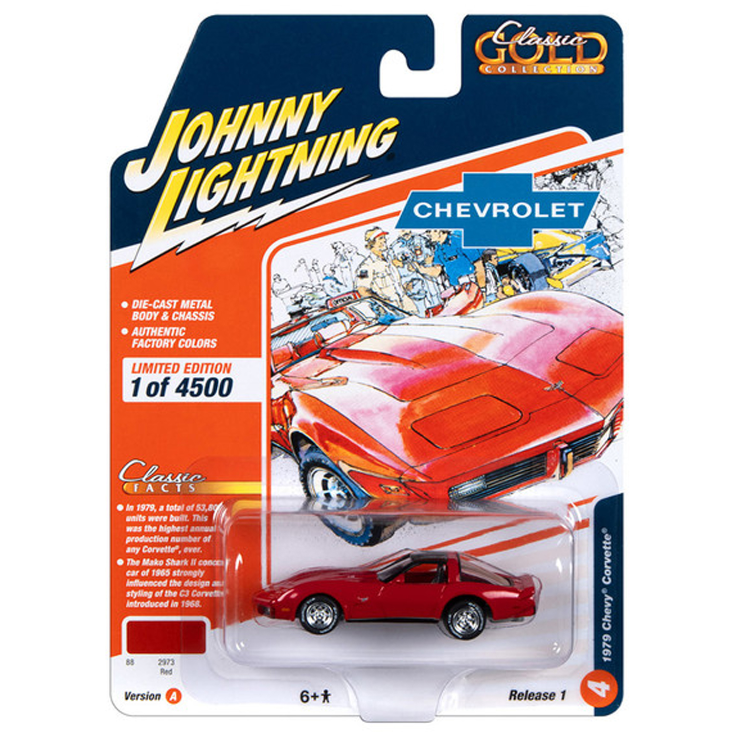 Автомобиль Johnny Lightning 1:64 JLCG031A-R1-N4 - фото 3