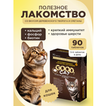 Полезное лакомство для кошек GOODR CAT со вкусом творога и сметаны 90 таблеток