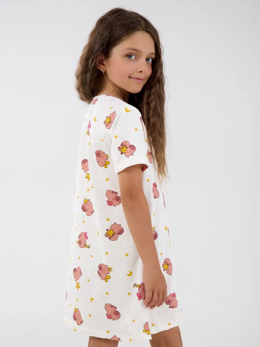 Ночная сорочка YAXX 01-туника капибара/молочный - фото 2