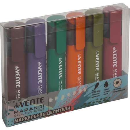 Текстовыделители deVENTE 6 цв.