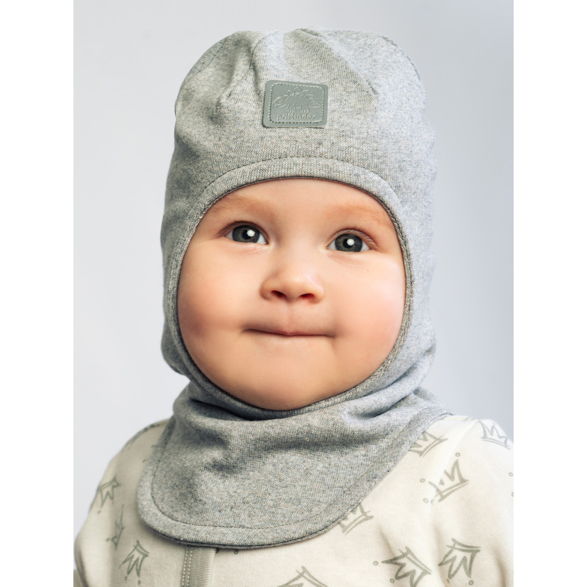 Шапка ПриКиндер G-Sp21807 Цвет Серый меланж - фото 8