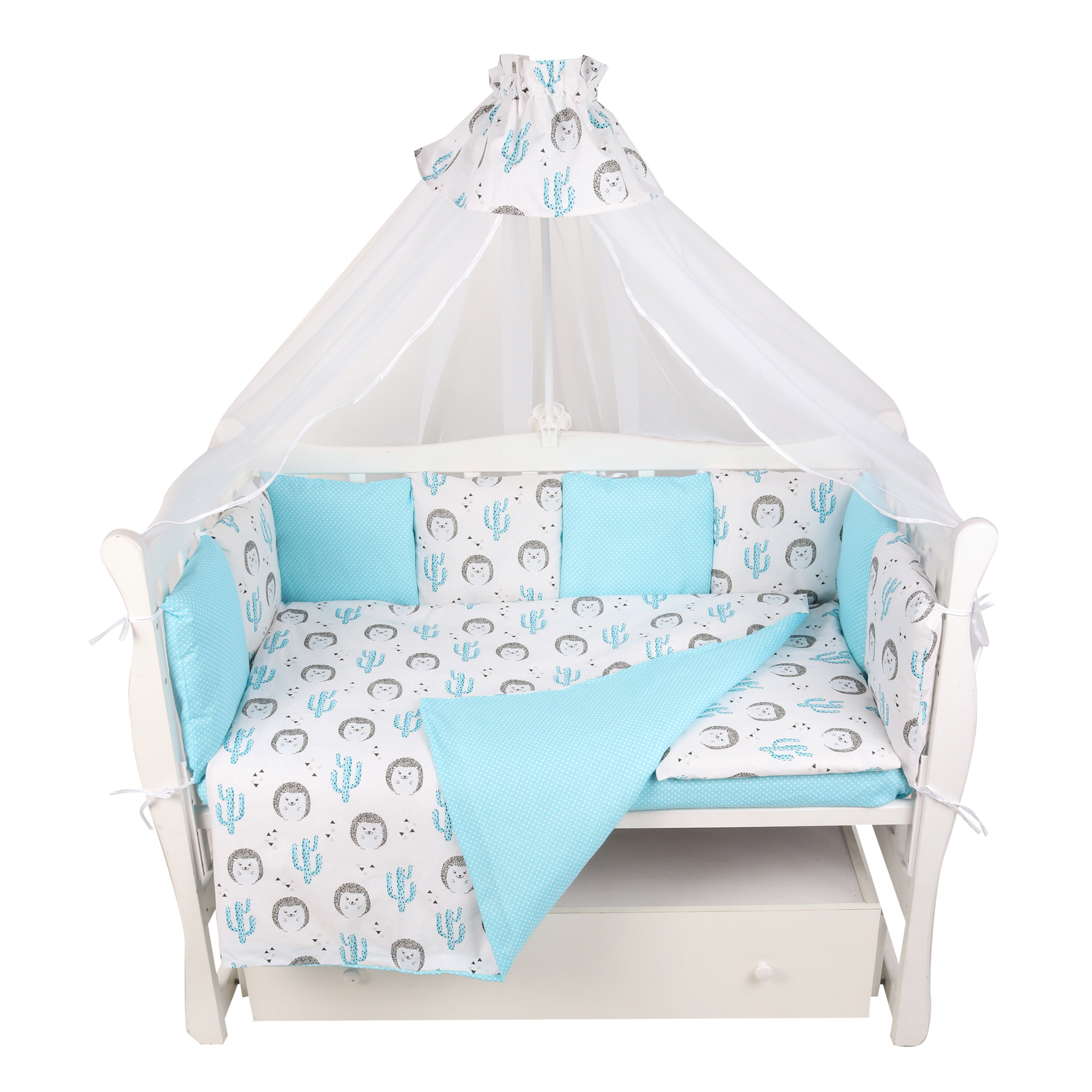 Бортик Amarobaby Ежики 12 дет. - фото 7