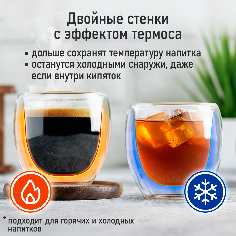 Прозрачные стаканы MARTA MT-GD3905A - фото 4