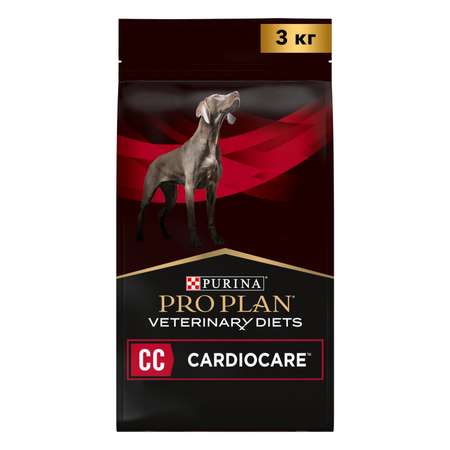 Корм для собак Purina Pro Plan Veterinary diets CC CardioCare для поддержания сердечной функции 3кг