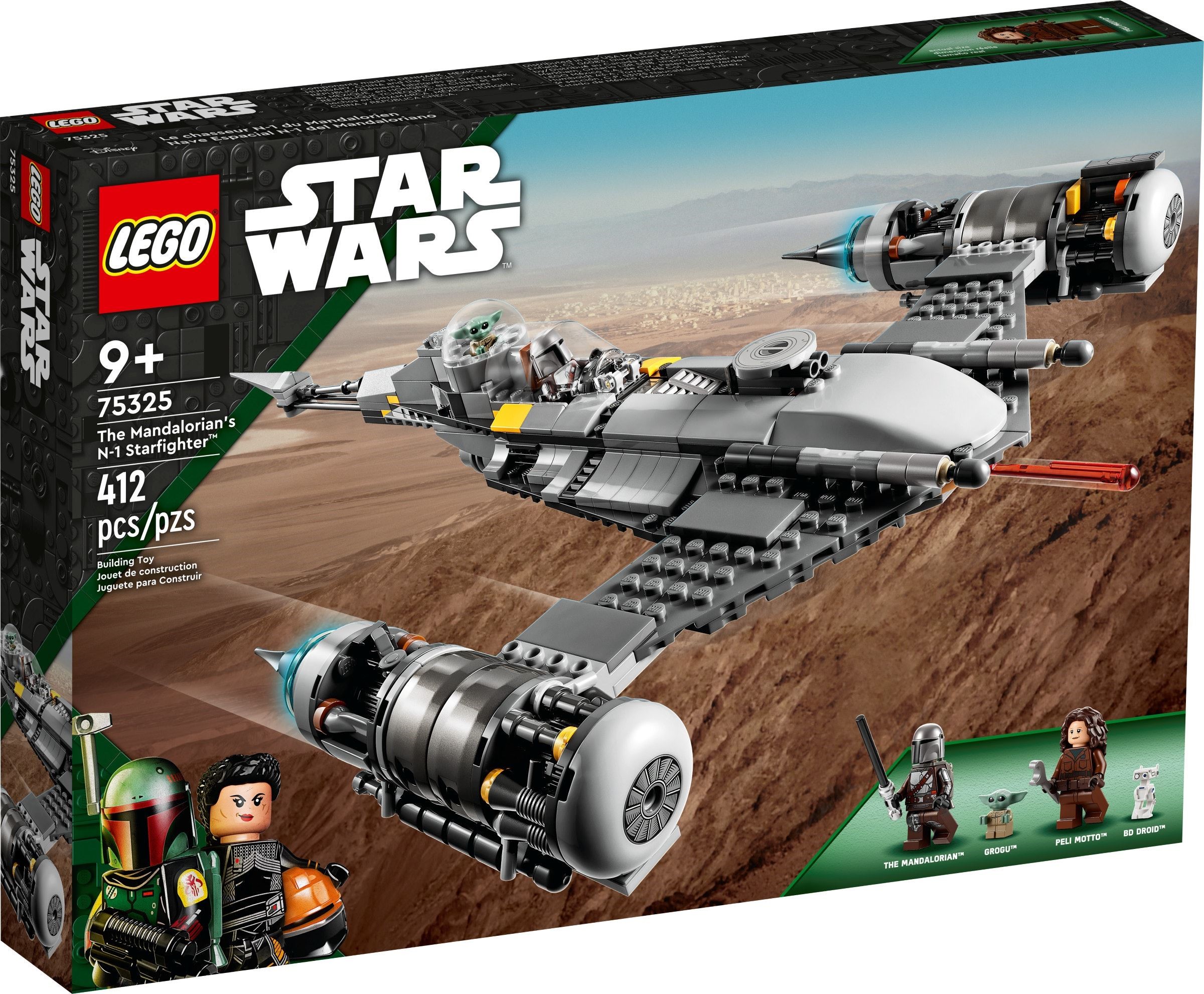 Изображение товара Конструктор LEGO Star Wars Звёздный истребитель Мандалорца 75325 1062 детали