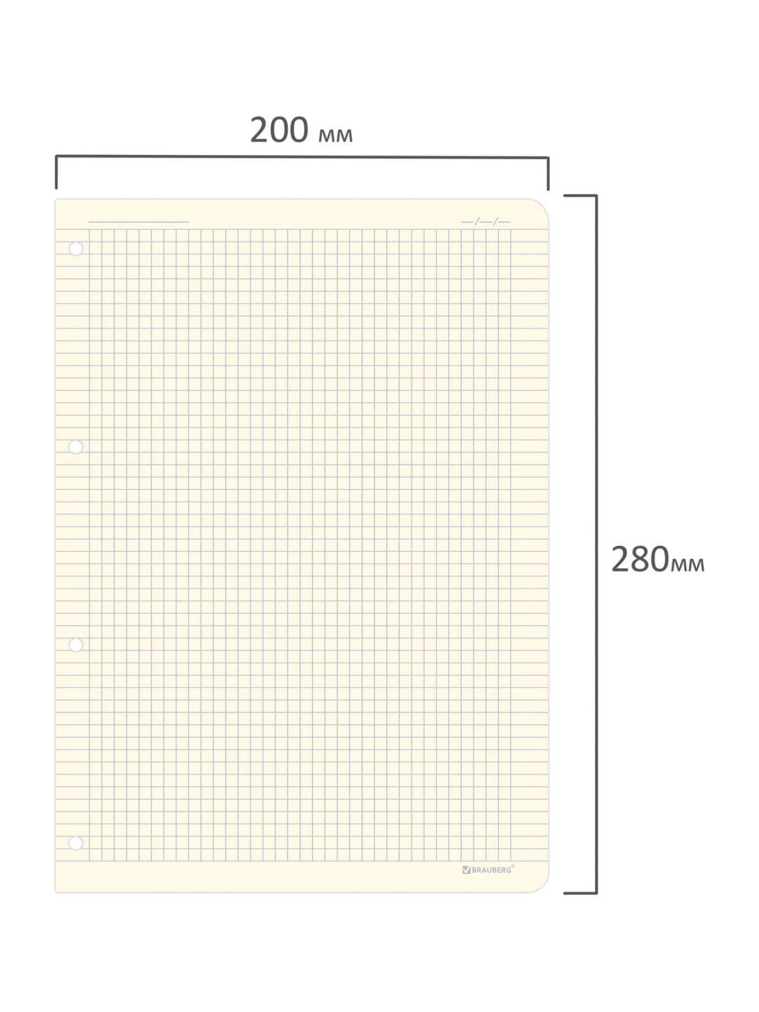 Сменный блок Brauberg клетка 120 лист. - фото 10