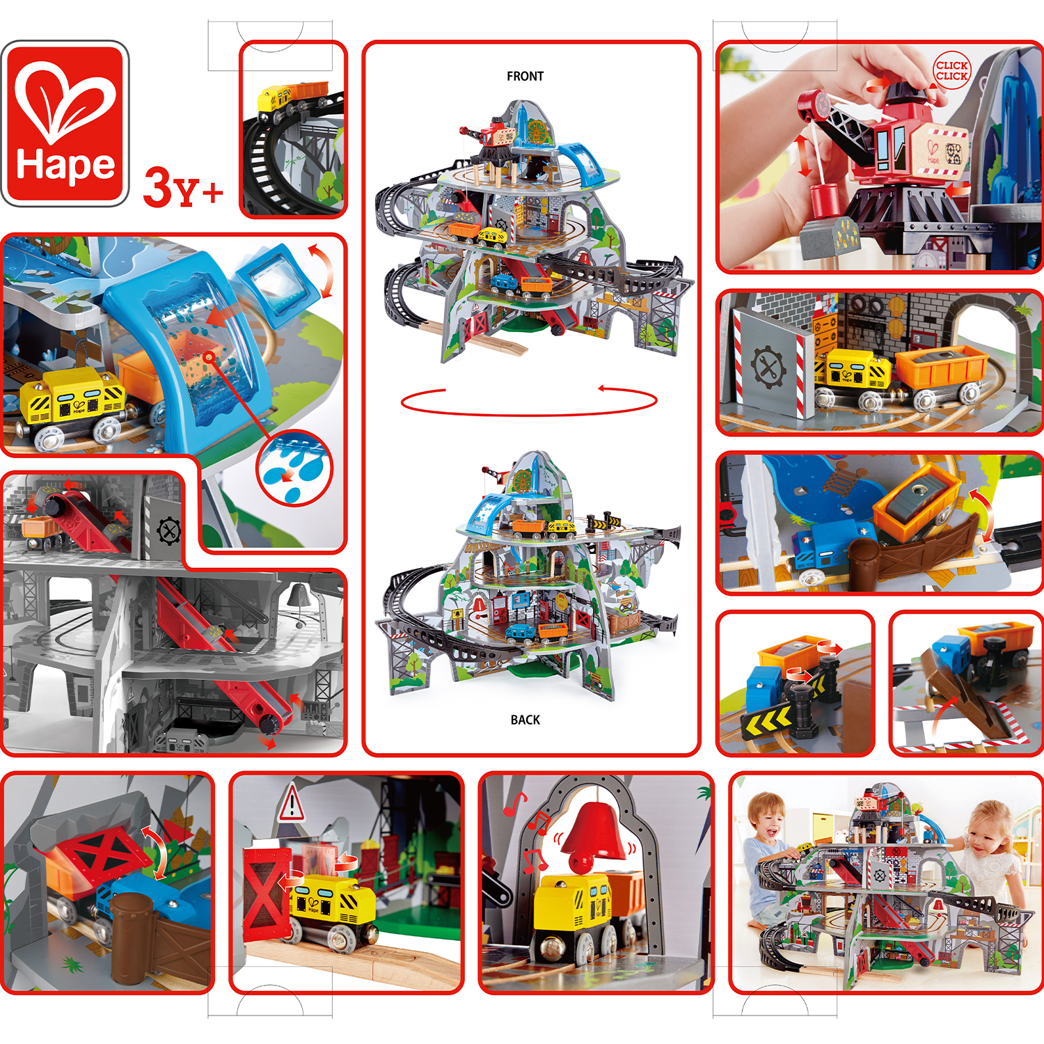 Набор железнодорожный Hape E3753_HP - фото 5