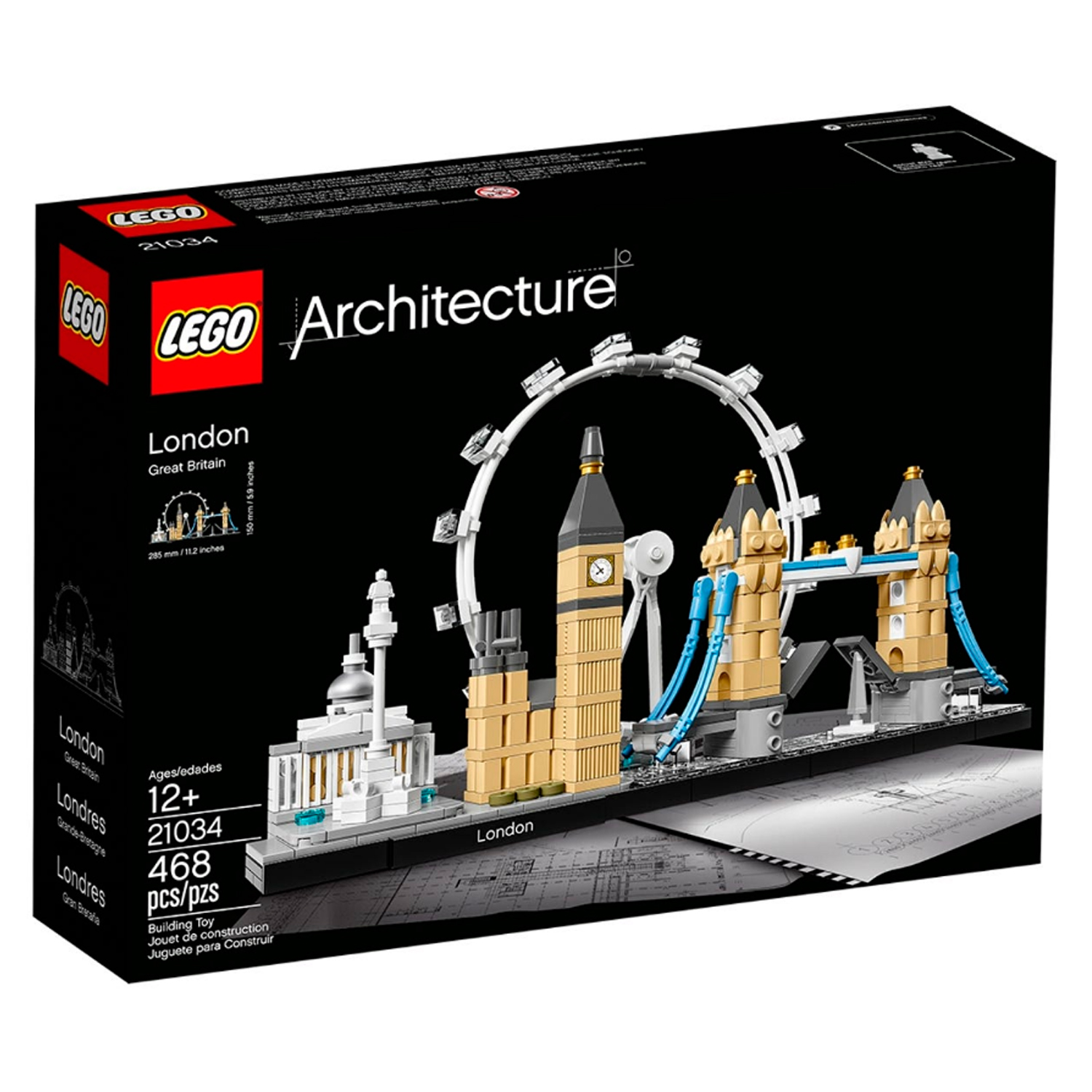 Конструктор LEGO Architecture Лондон блочный - фото 6