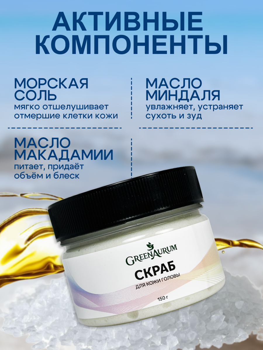 Скраб GREENAURUM 150 мл - фото 3