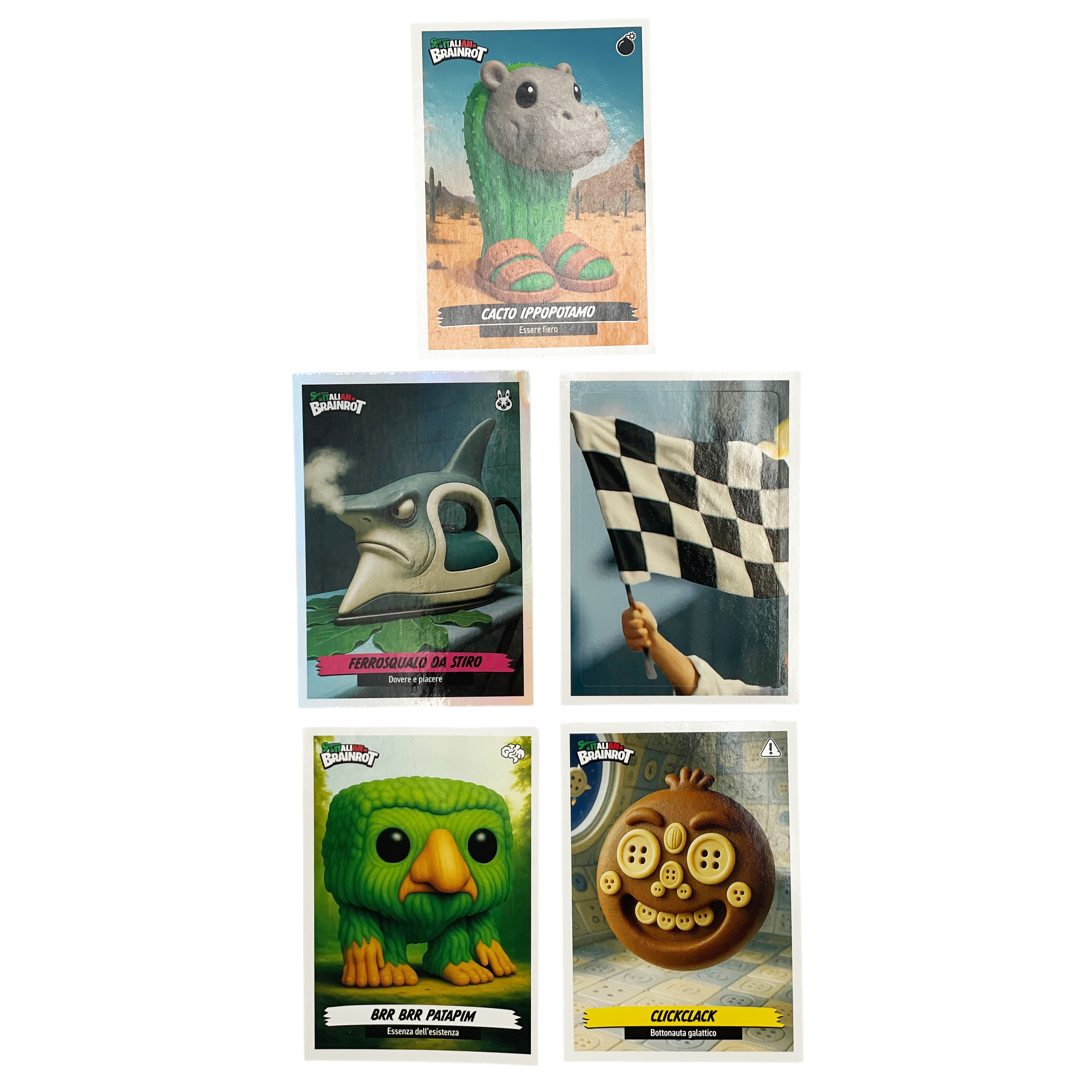 Наклейки Panini Skifidol Brainrot Italy 2026 12 шт. - фото 14