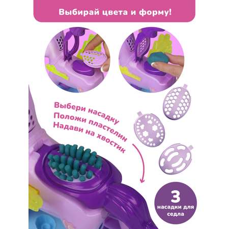 Тесто-пластилин ON TIME Единорог 4 цв.