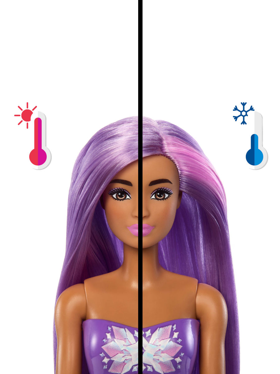 Кукла модельная Barbie Color Reveal Русалочка сюрприз высота 29 см JMW61/JFV58 - фото 11