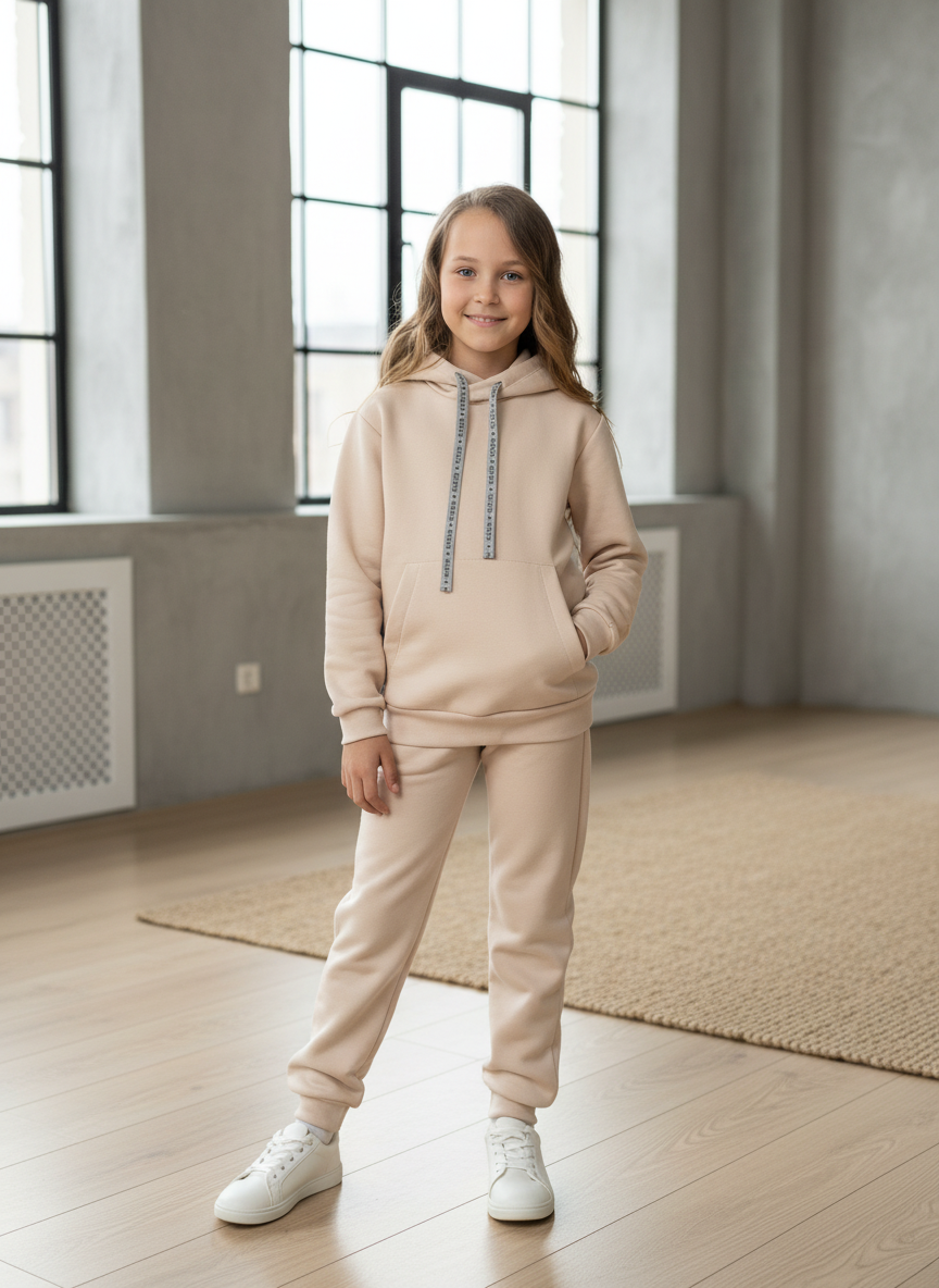 Изображение товара Теплый трикотажный костюм ULTRA для девочек 152 Изображение товара Теплый трикотажный костюм ULTRA для девочек 152