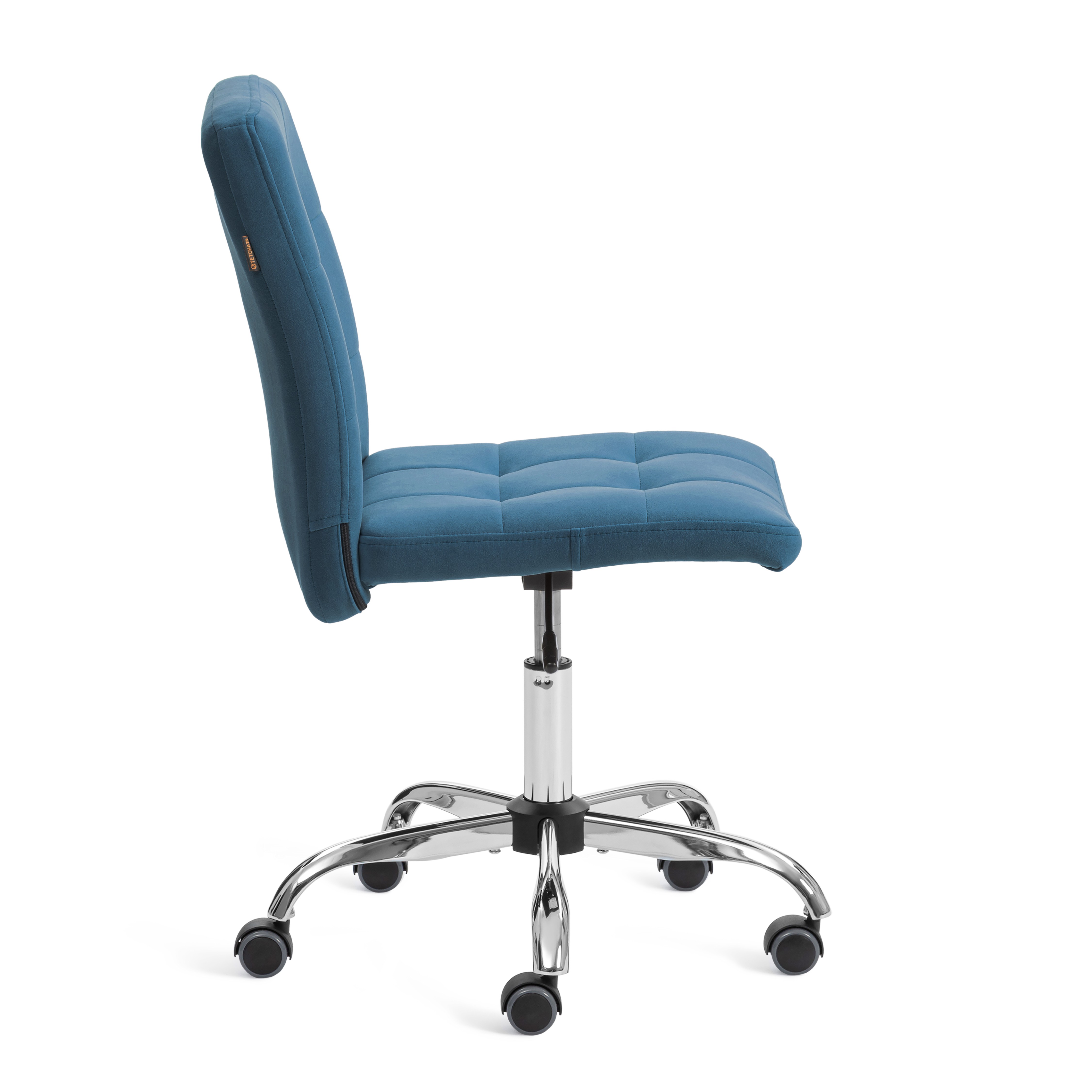 Компьютерное кресло TETCHAIR Фиеста велюр синий - фото 3