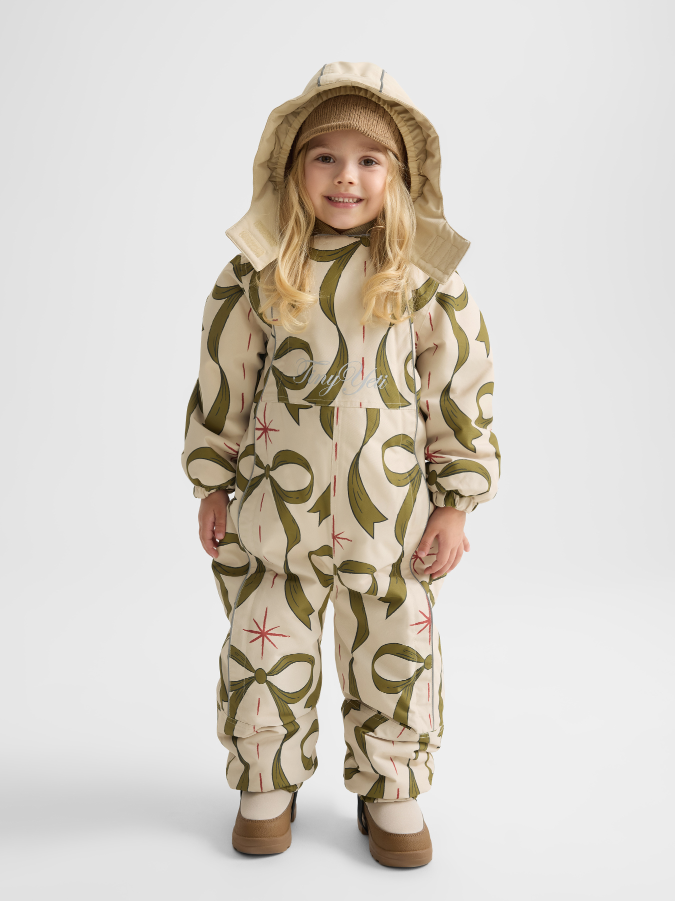 Комбинезон Happy Baby 89114/beige(bows) - фото 1