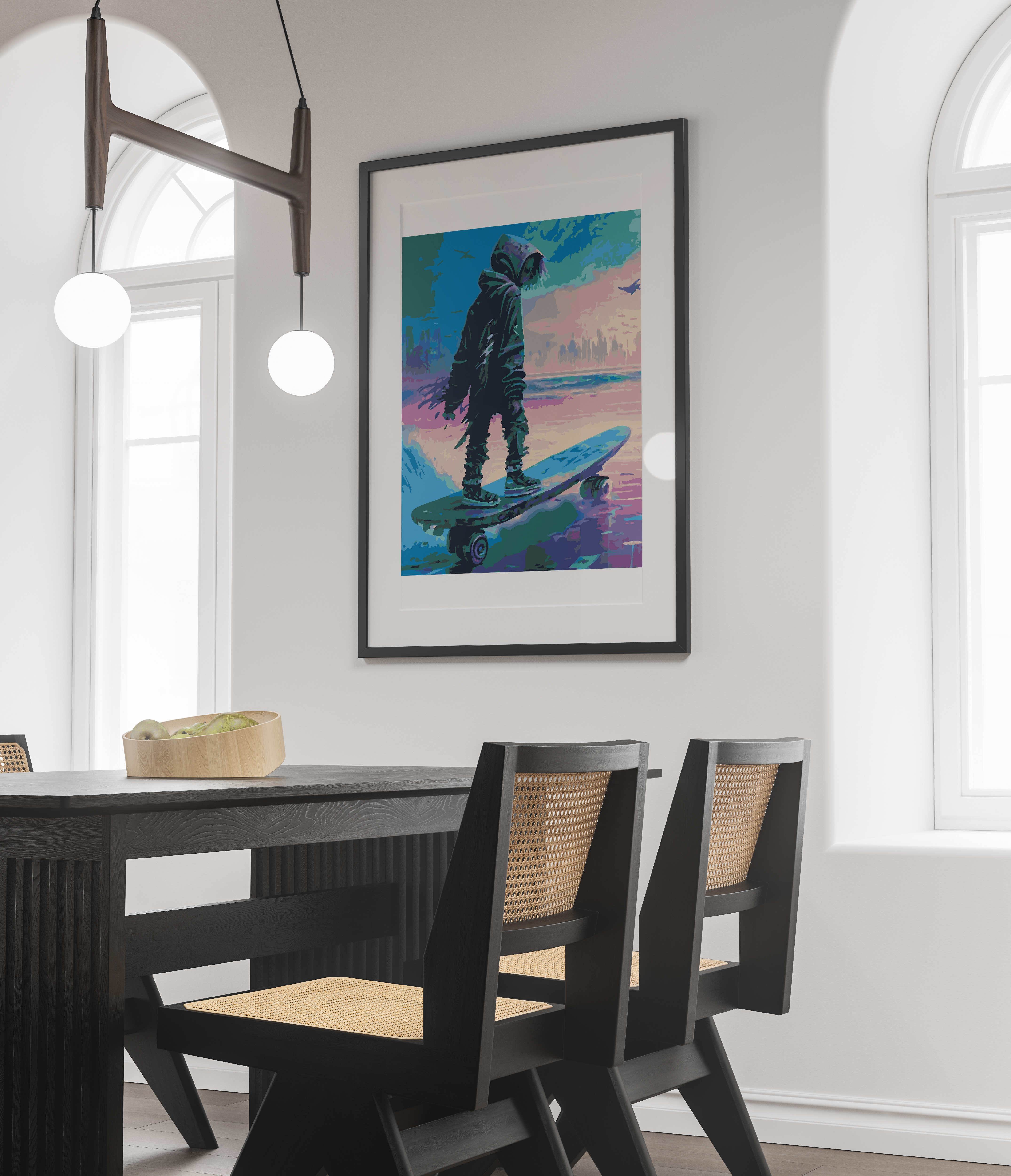 Картина по номерам Selfica На скейте - фото 2