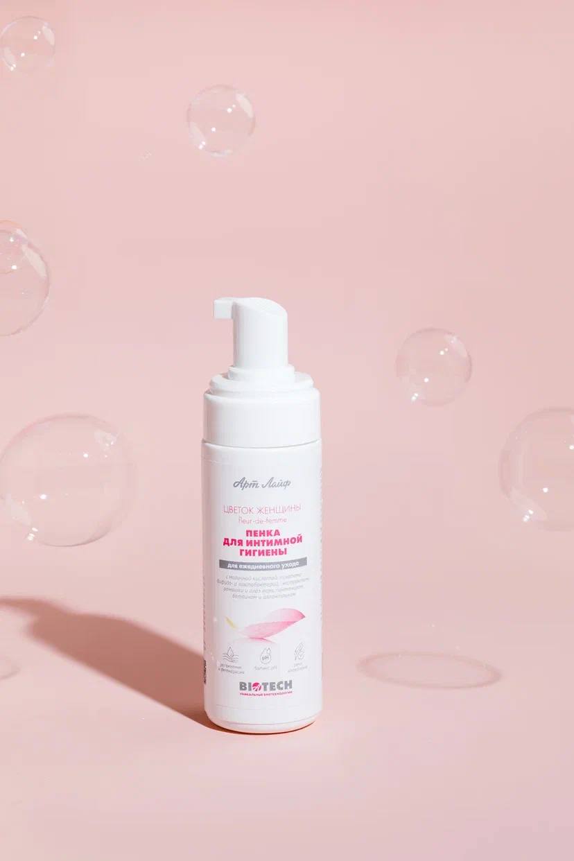 Пенка для интимной гигиены Арт Лайф Цветок женщины 150 мл - фото 1