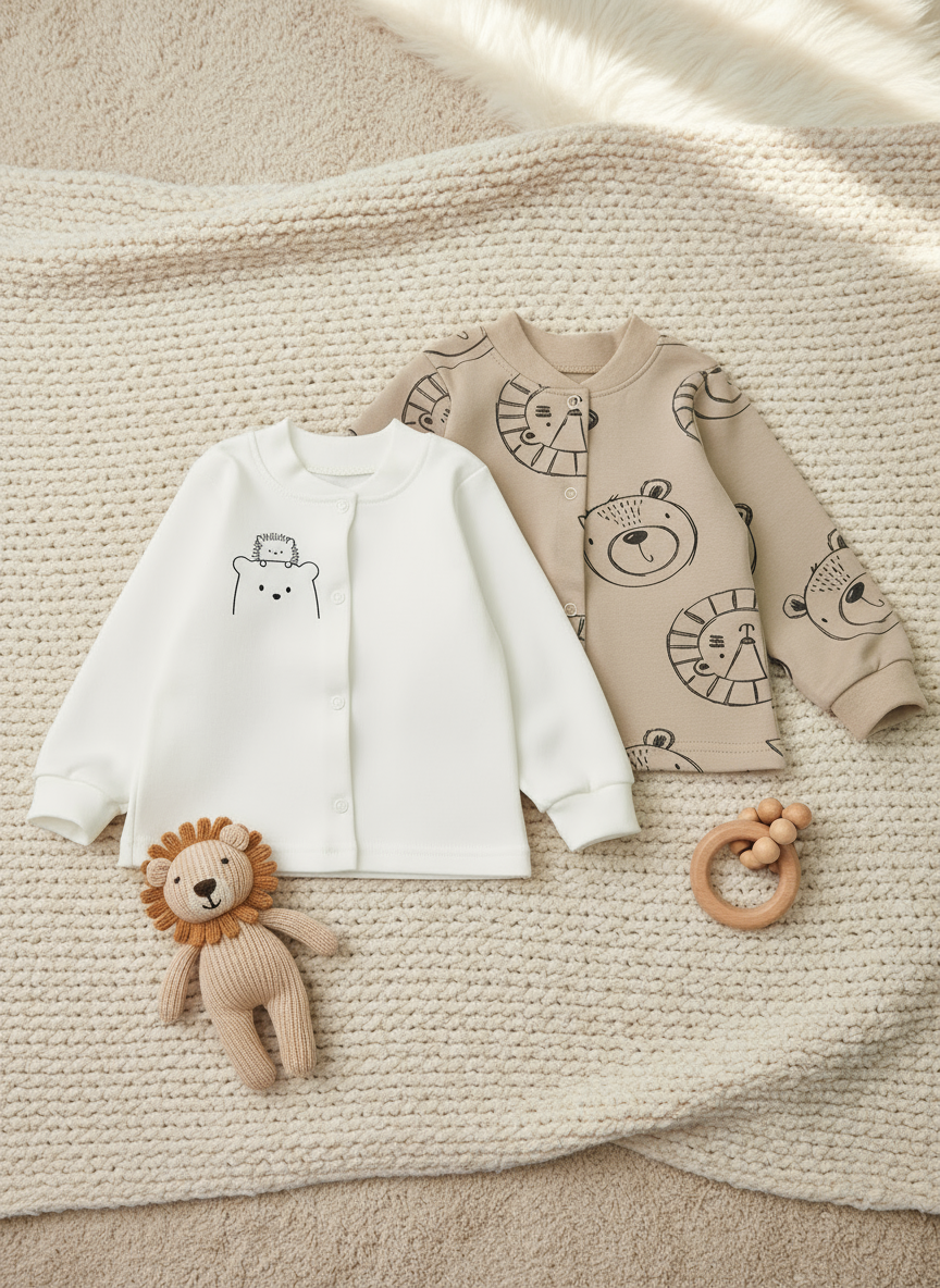 Кофточка 2 шт Совенок Дона БШ2-201-1/33-37 - фото 1