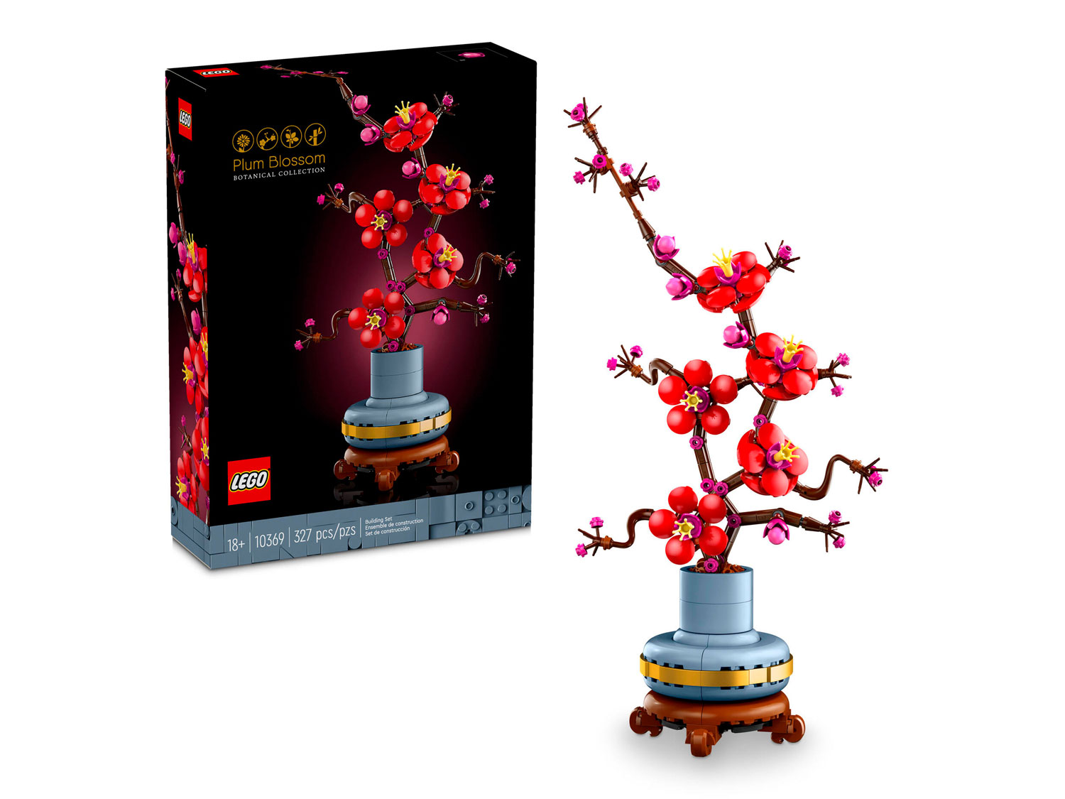 Конструктор LEGO Botanicals Цветение сливы 10369 327 дет. - фото 1