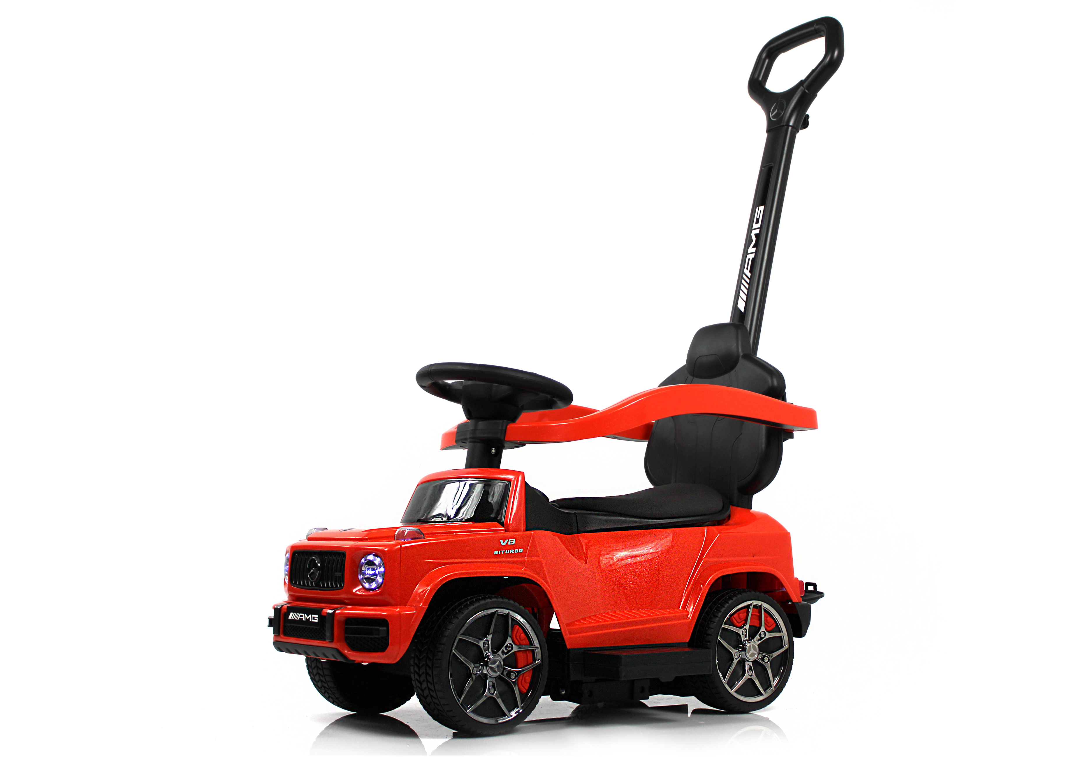 Каталка RIVERTOYS Mercedes-Benz G63 Red Diamond красный - фото 4