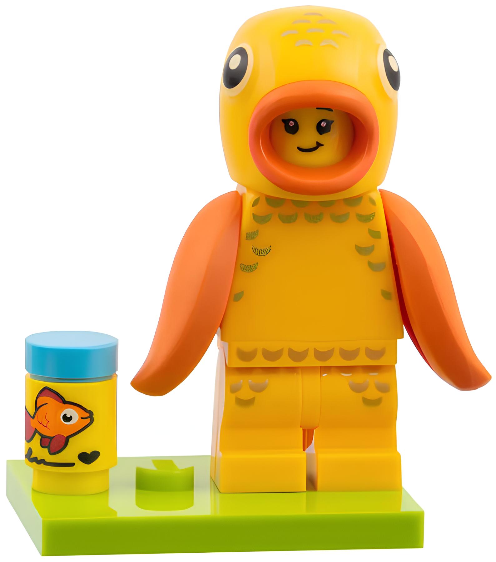 Изображение товара Фигурка LEGO Goldfish Costume Fan col28-3