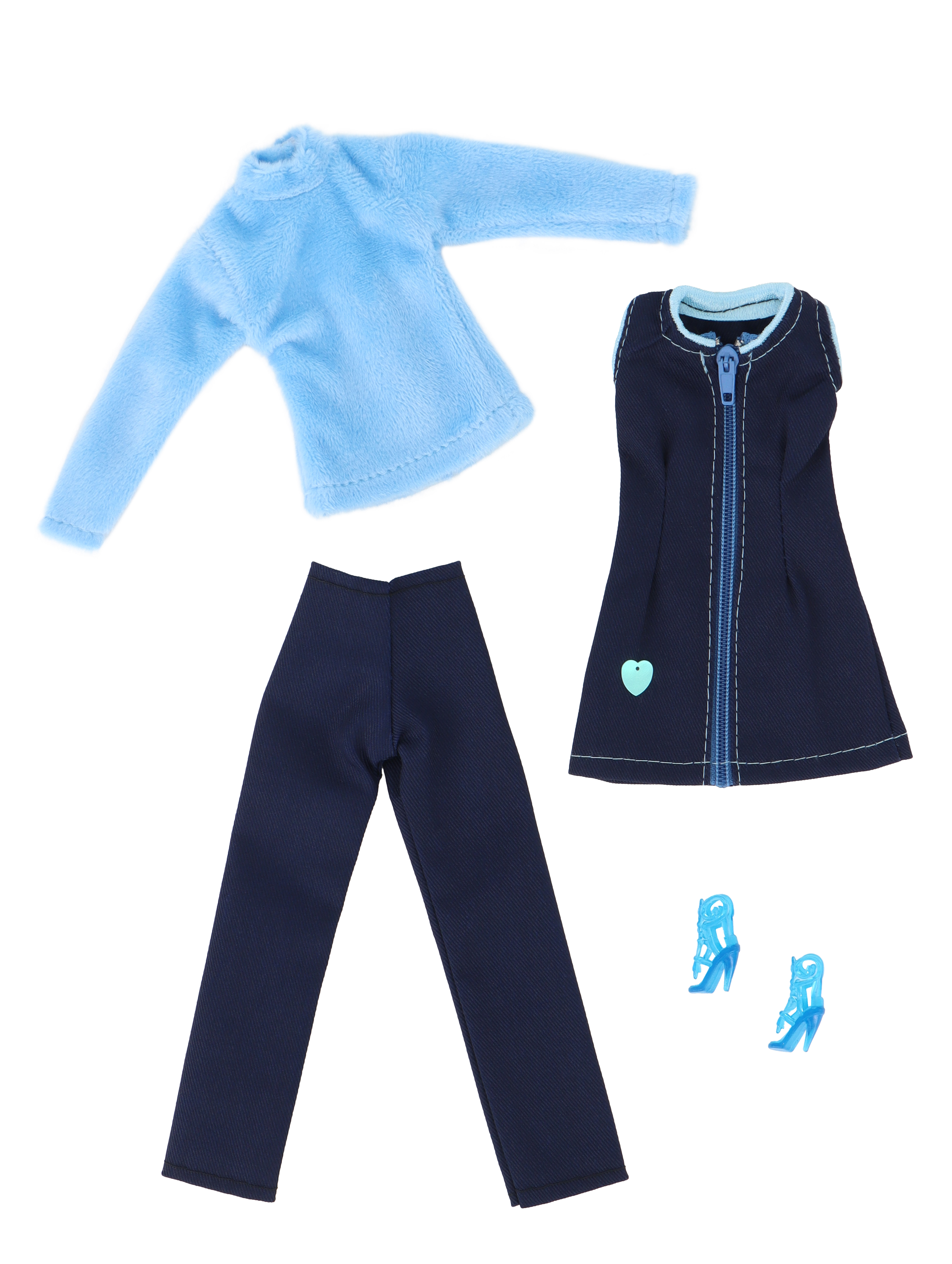 Одежда для кукол Модница 7777синий-голубой - фото 10