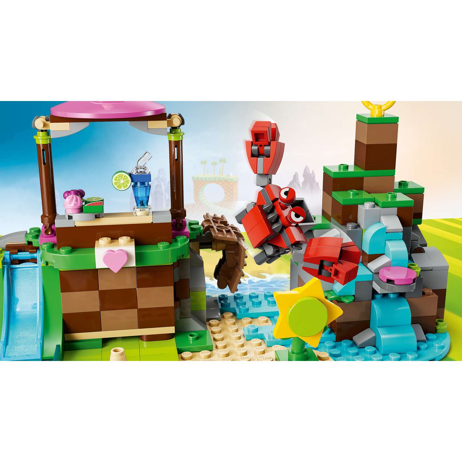 Конструктор LEGO Sonic the Hedgehog Остров спасения животных Эми 388 дет. - фото 9