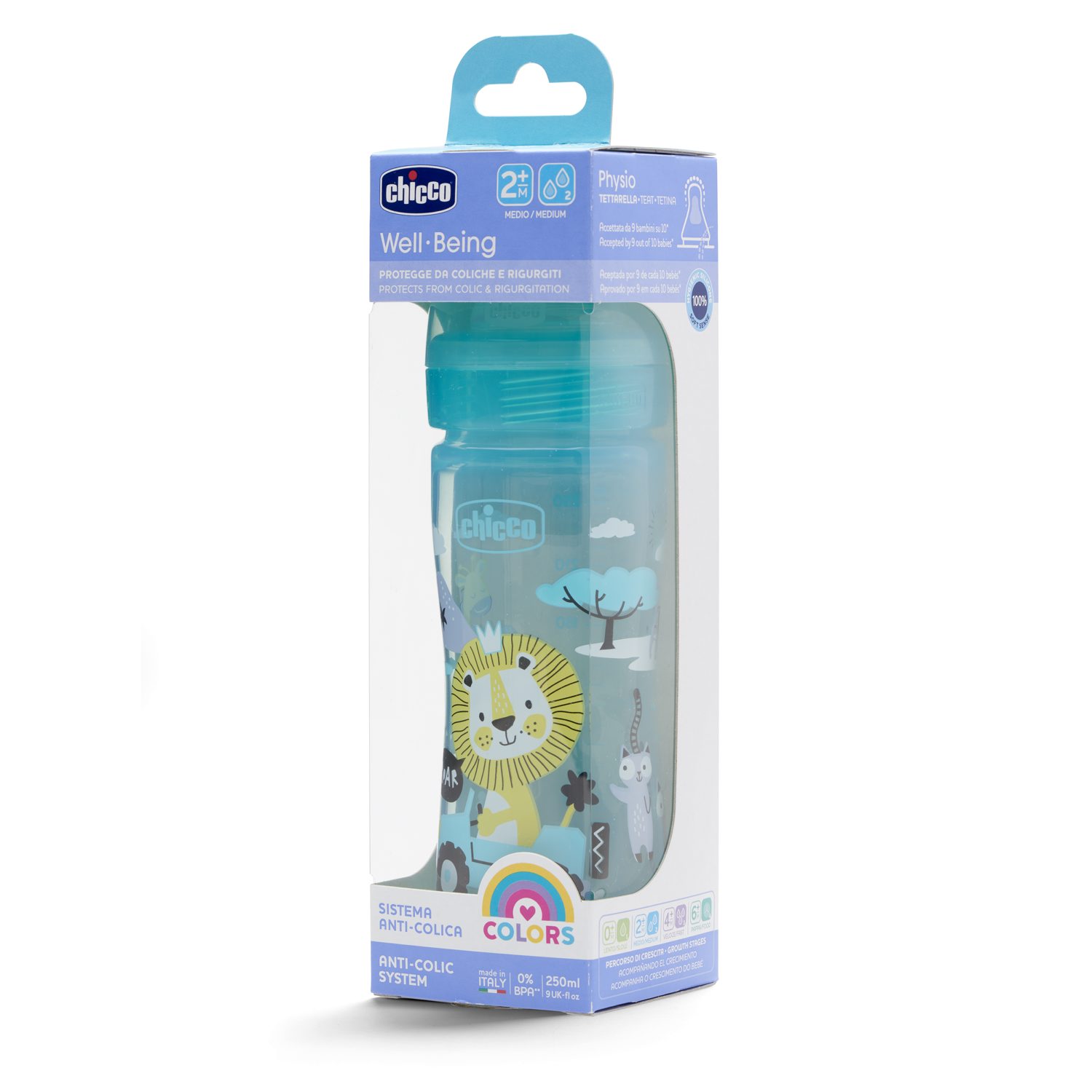 Бутылочка Chicco Anti-Colic 250 мл - фото 5