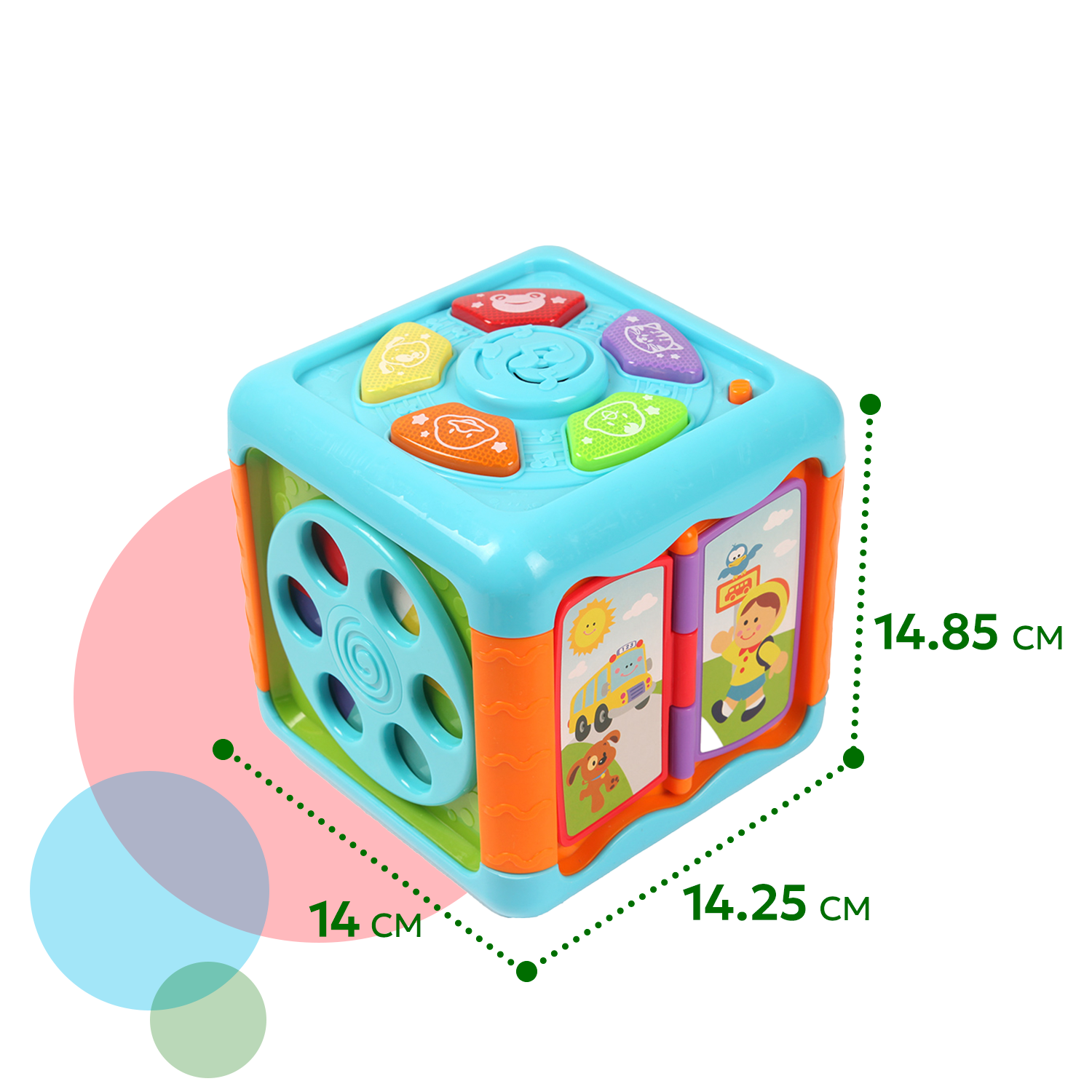 Игрушка BabyGo развивающий центр Кубик интерактивный - фото 7