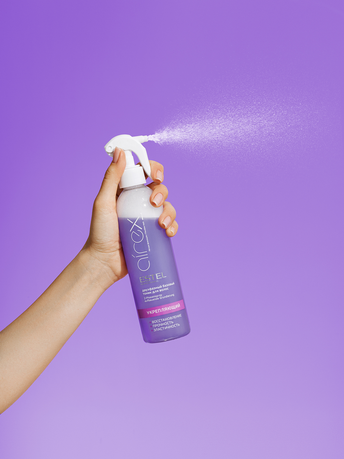 Тоник для волос ESTEL Airex укрепляющий легкой фиксации 400 мл - фото 3